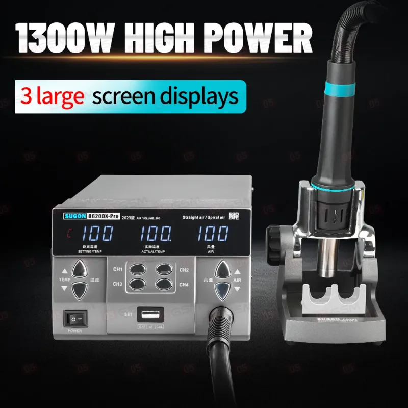 Термовоздушный фен Sugon 8620-DX Pro (Паяльная станция) фото в интернет-магазине 05gsm.ru