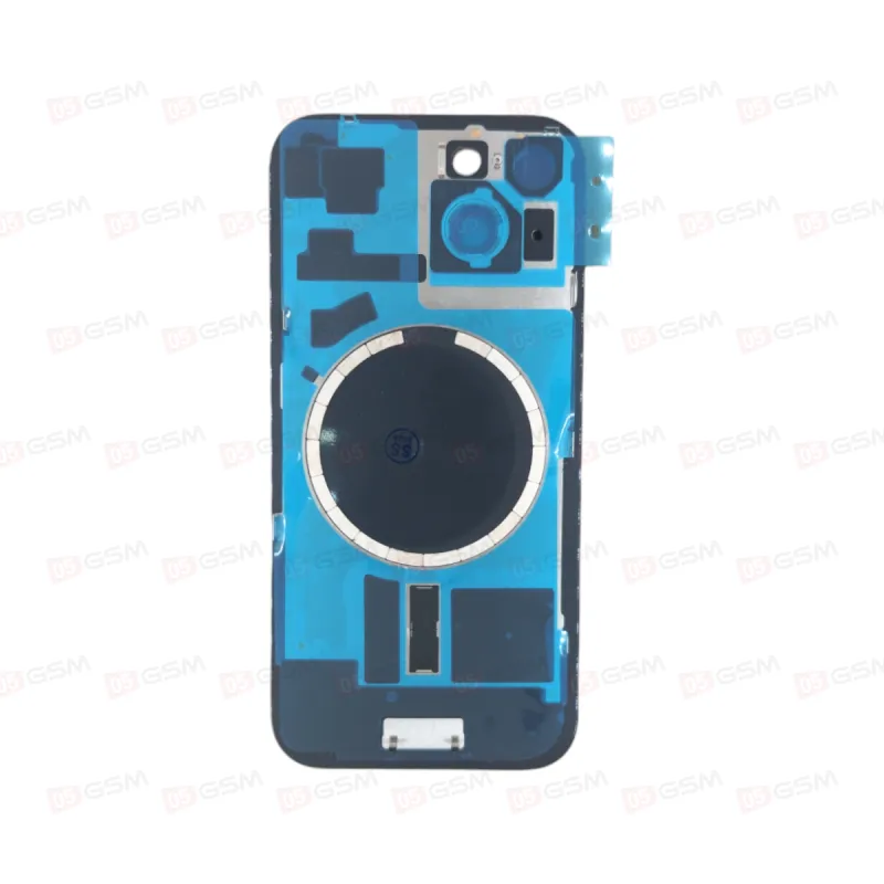 Крышка iPhone 15 со стеклами и магнитами (Black/Черный; оригинал; монолит) фото в интернет-магазине 05gsm.ru