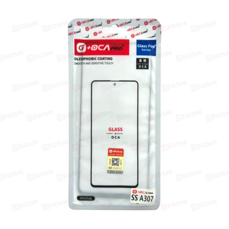 Стекло + OCA (G+OCA) Samsung A307 черный  фото в интернет-магазине 05gsm.ru