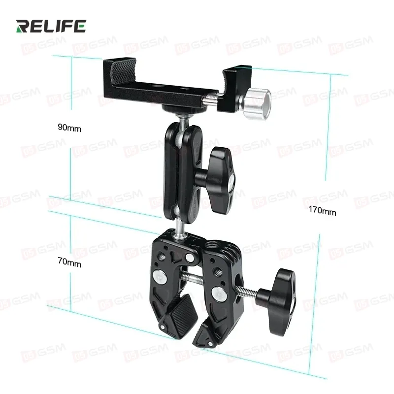 Зажим-штатив для телефона и камеры с креплением Relife RL-TO2 фото в интернет-магазине 05gsm.ru
