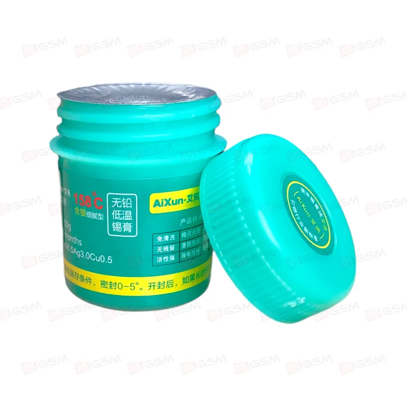 Паста для BGA IC Aixun AX-SP158M 158°C (жидкое олово) фото в интернет-магазине 05gsm.ru