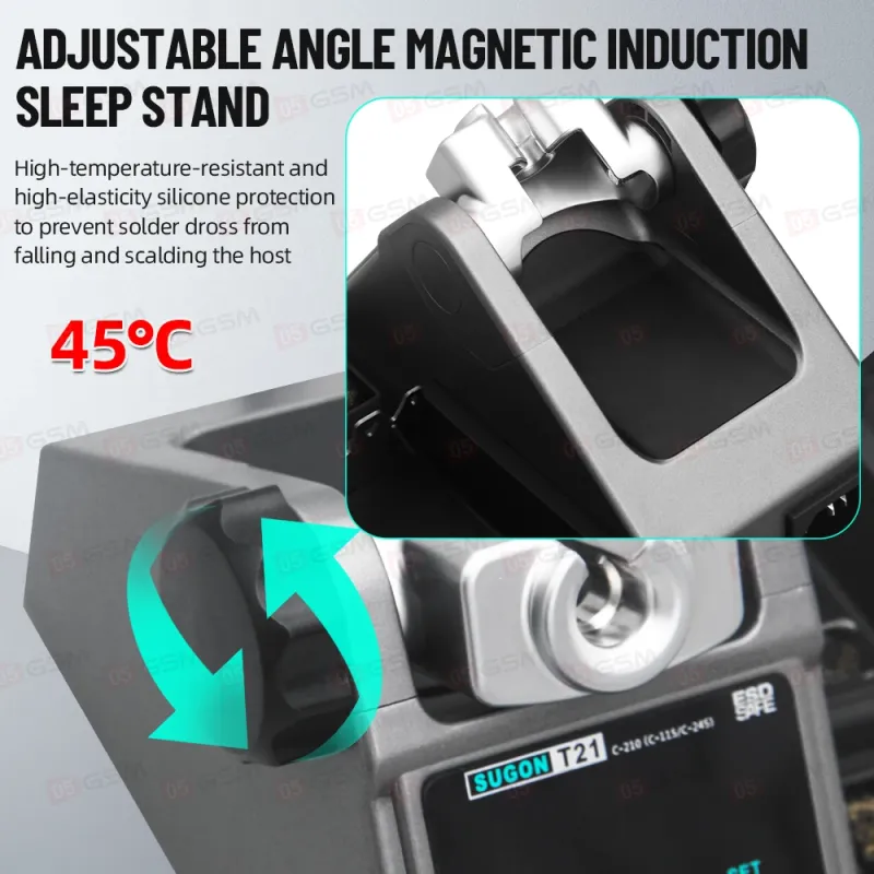 Паяльная станция Sugon T21 (Ручки 210+245 и 6 жал) фото в интернет-магазине 05gsm.ru