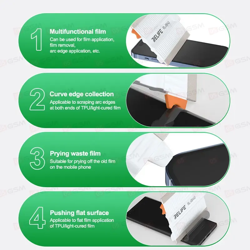 Шпатель для проклейки пленок Relife RL-064U фото в интернет-магазине 05gsm.ru