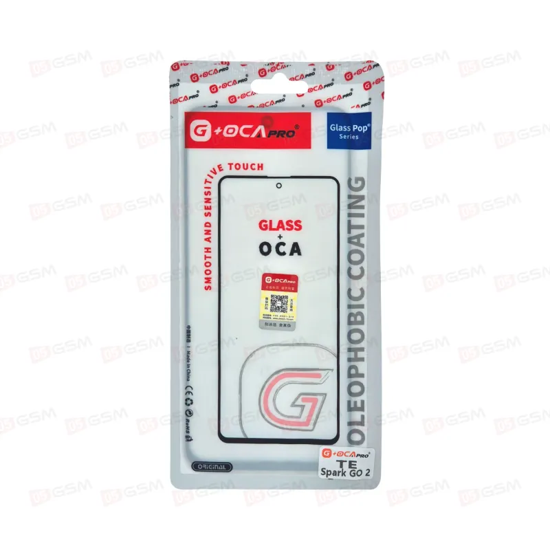Стекло + OCA (G+OCA) Tecno SPARK GO 2 фото в интернет-магазине 05gsm.ru