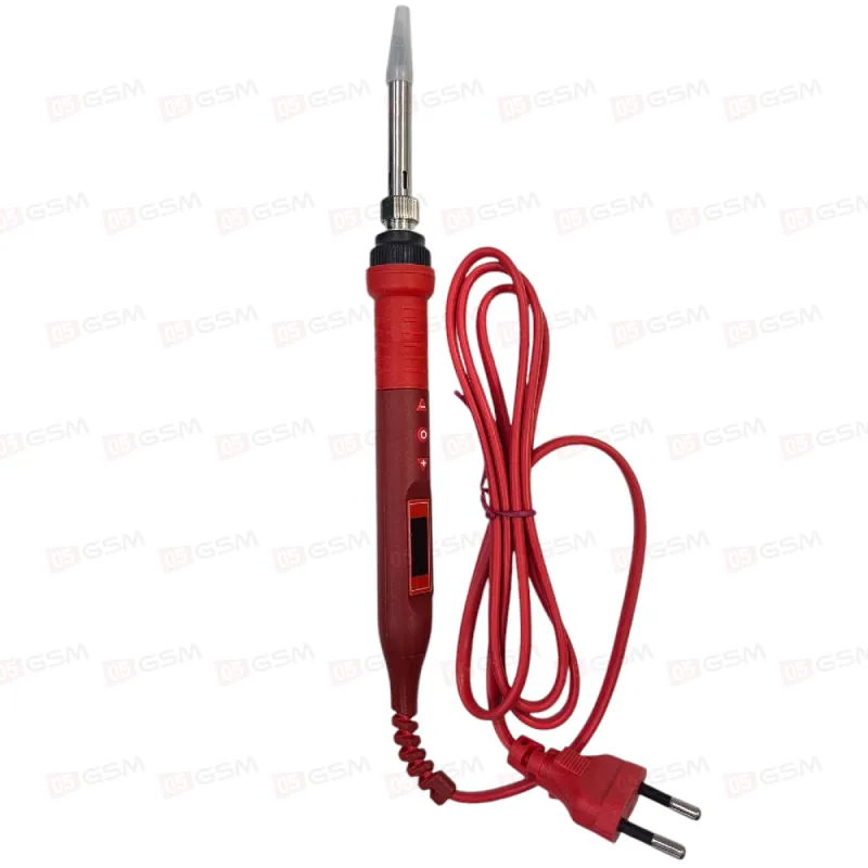 Паяльник сетевой JCD 908U (Красный; с кнопками и дисплеем) фото в интернет-магазине 05gsm.ru