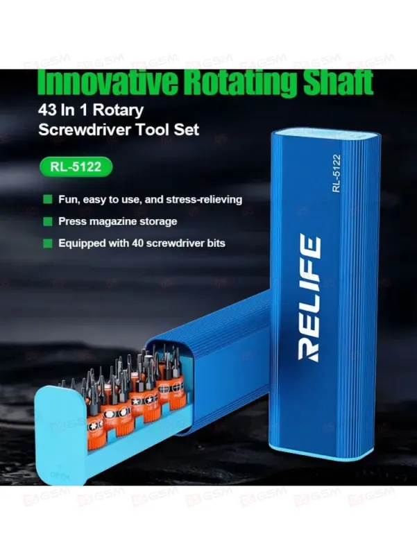 Набор отверток Relife RL-5122 (43 в 1) фото в интернет-магазине 05gsm.ru