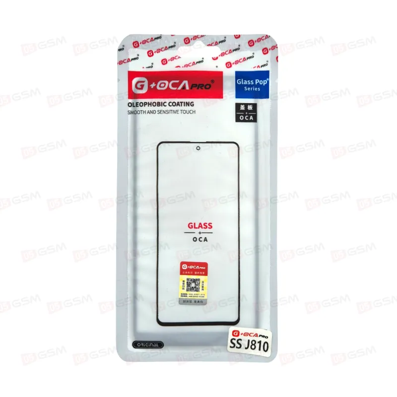Стекло + OCA (G+OCA) Samsung J810 черный  фото в интернет-магазине 05gsm.ru