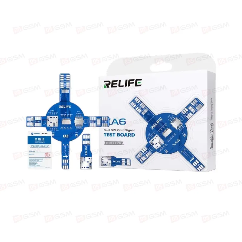 Тестер сигнала двух SIM-карт / TF / NM от Relife XA6 (Dual Card Signal Test Board) фото в интернет-магазине 05gsm.ru