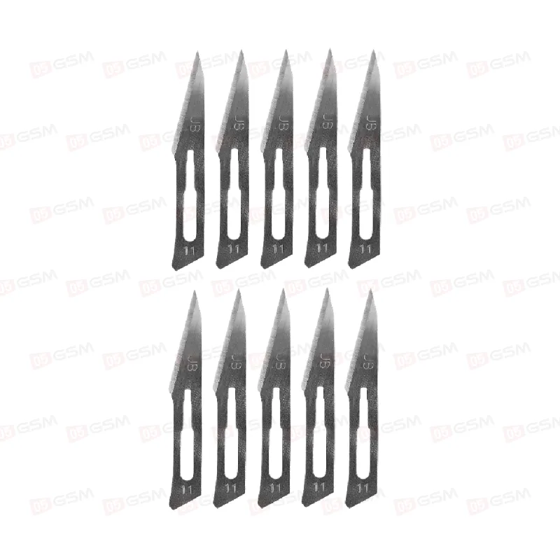 Лезвие на скальпель №11 (10 штук) фото в интернет-магазине 05gsm.ru