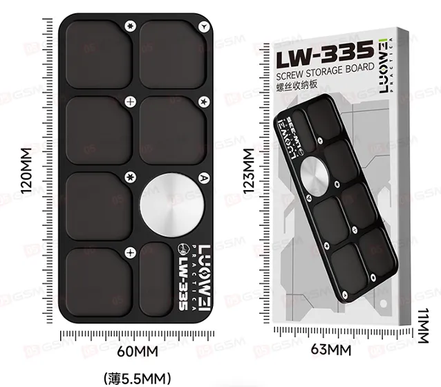 Лоток магнитный Luowei LW-335 (Металлический; для винтиков) фото в интернет-магазине 05gsm.ru