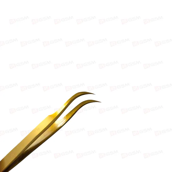 Пинцет изогнутый Feixiang (Золотой) фото в интернет-магазине 05gsm.ru