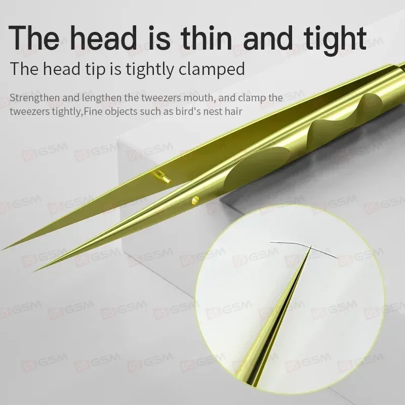 Пинцет изогнутый MaAnt TA2 (Титановый сплав) фото в интернет-магазине 05gsm.ru