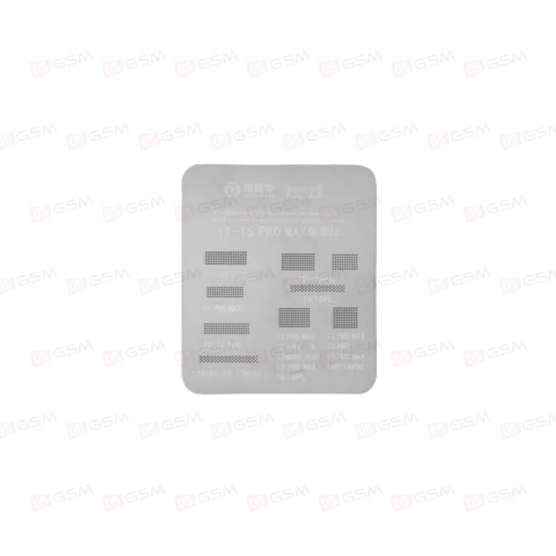 Трафарет для BGA на LCD JTX FIxST 11 - 15 Pro Max фото в интернет-магазине 05gsm.ru