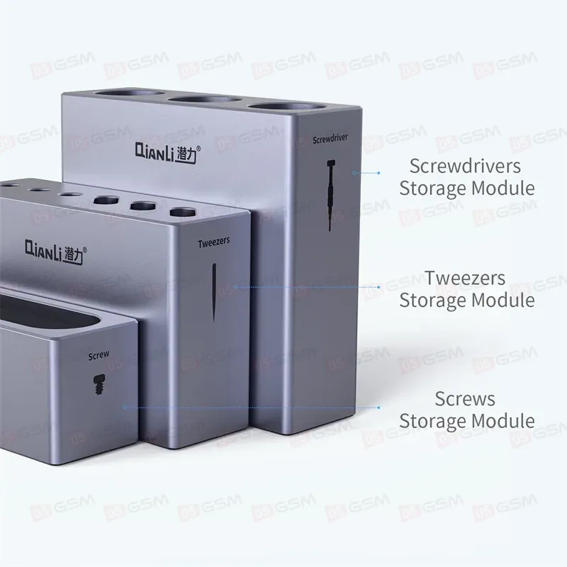 Органайзер для инструментов Qianli iCube (Разборный; магнитный; металлический) фото в интернет-магазине 05gsm.ru
