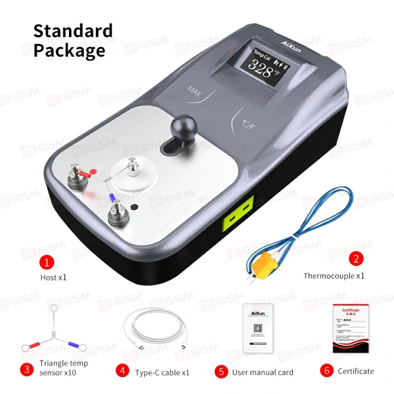 Калибратор-измеритель температуры паяльника Aixun DT01 фото в интернет-магазине 05gsm.ru