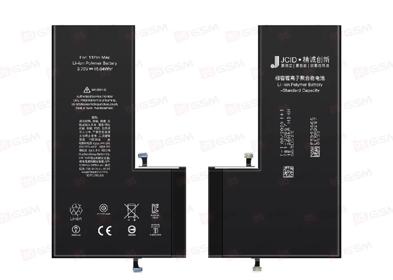 Аккумулятор iPhone 11 Pro Max (JCID; Standard Capacity; 3969 мАч) фото в интернет-магазине 05gsm.ru