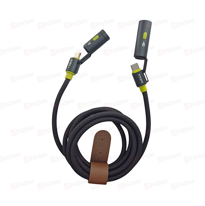 Кабель для быстрой зарядки C82-P (Arc ignition + lamp 240W fast charging data cable) фото в интернет-магазине 05gsm.ru