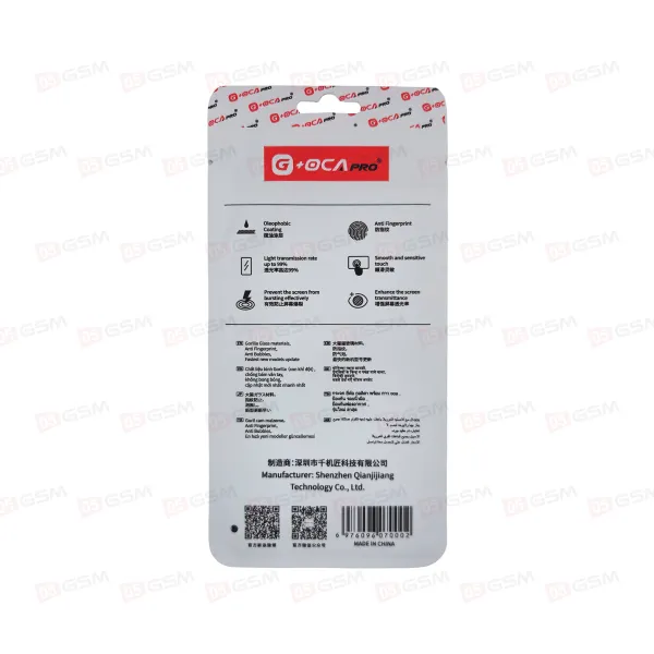 Стекло + OCA (G+OCA) Huawei Honor 8X черный (Tempered Glass) фото в интернет-магазине 05gsm.ru