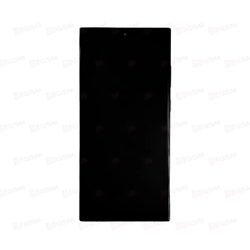Дисплей с рамкой Samsung S918 (Galaxy S23 Ultra) черный OLED (Service Pack) фото в интернет-магазине 05gsm.ru