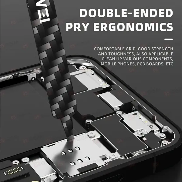 Opening key Luowei Carbon Fiber 3pcs - (набор инструментов для вскрытия телефонов, Карбон) фото в интернет-магазине 05gsm.ru