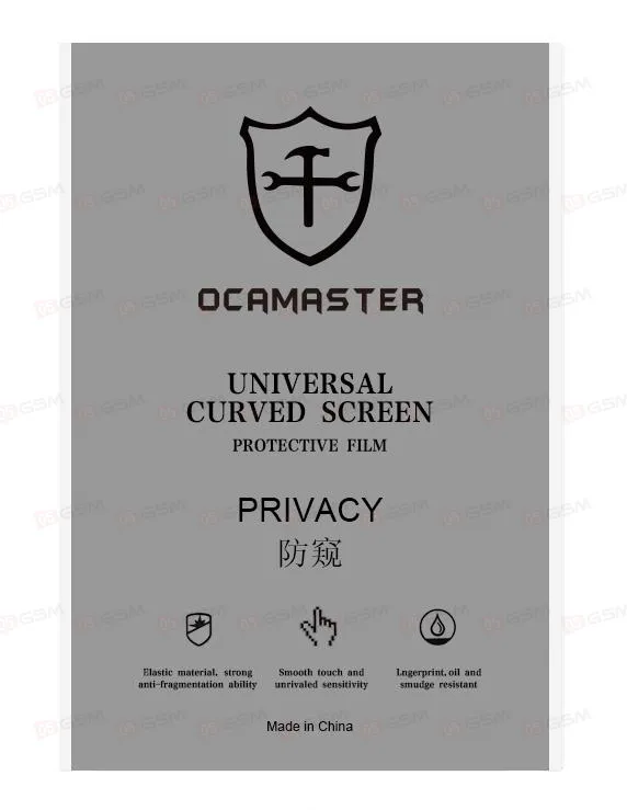 Пленка приватная для плоттера OcaMaster TPU-Privacy (Антишпион; 1 штука; 120x180 мм) фото в интернет-магазине 05gsm.ru