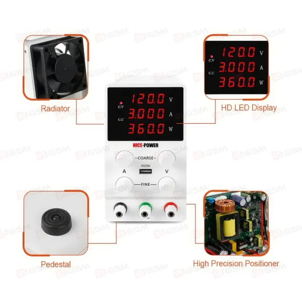 Блок питания Nice Power SPS1203 (120 В; 3 А) фото в интернет-магазине 05gsm.ru