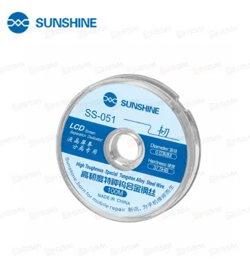 Проволока для снятия стекла Sunshine SS-051 (0.03 мм; 100 м) фото в интернет-магазине 05gsm.ru