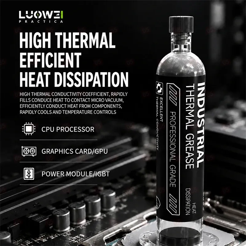 Термопаста Luowei TG-15 (Универсальная; высокая теплопроводность; 10 Вт/м·К; 30 мл) фото в интернет-магазине 05gsm.ru