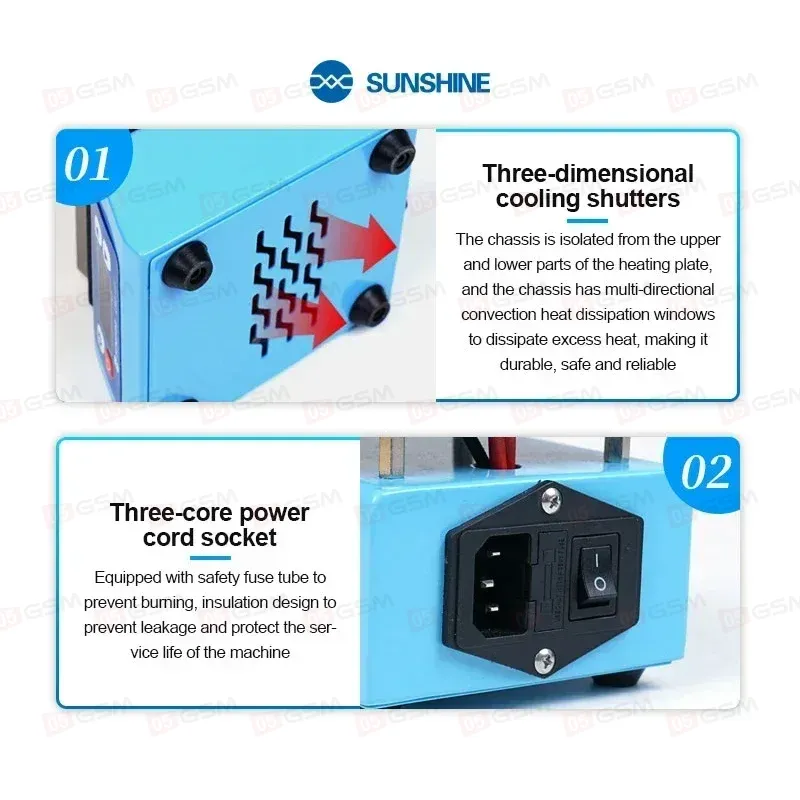 Нижний подогрев плат Sunshine LS2 Mini фото в интернет-магазине 05gsm.ru