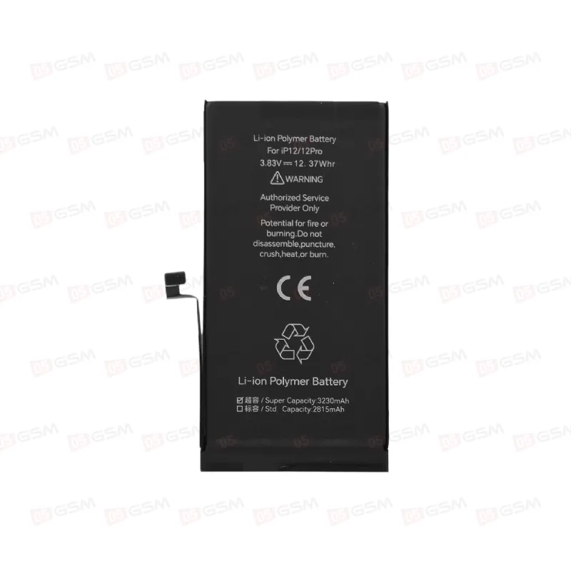 Аккумулятор со статусом подлинной детали iPhone 12/12 Pro (JCID; Genuine; High capacity; 3230 мАч) фото в интернет-магазине 05gsm.ru