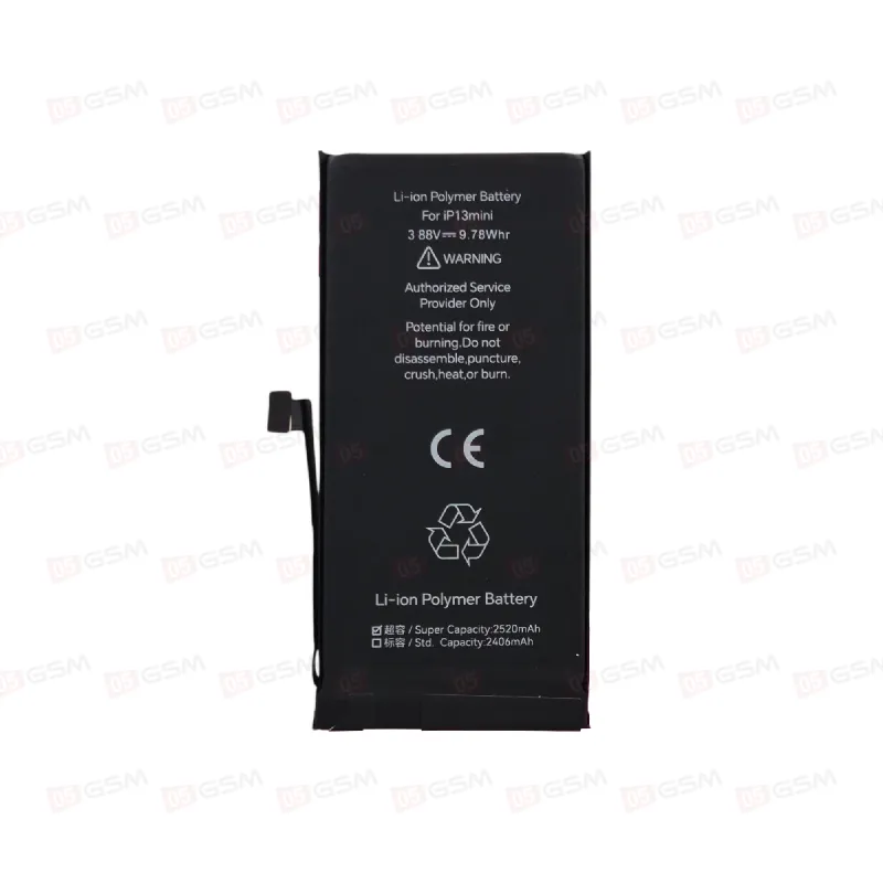 Аккумулятор со статусом подлинной детали iPhone 13 Mini (JCID; Genuine; High capacity; 2520 мАч) фото в интернет-магазине 05gsm.ru