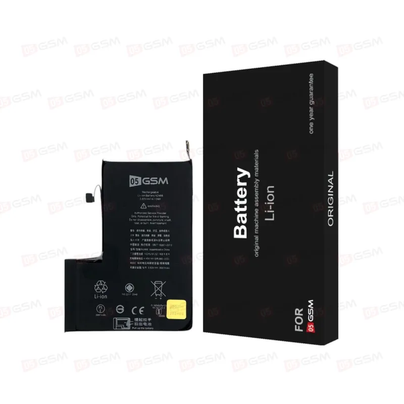 Аккумулятор со встроенным шлейфом iPhone 12 Pro Max (05GSM 100%; 3687 мАч) фото в интернет-магазине 05gsm.ru