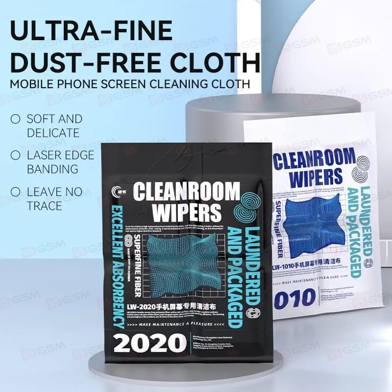 Салфетки безворсовые Luowei LW-2020 (100 штук) фото в интернет-магазине 05gsm.ru