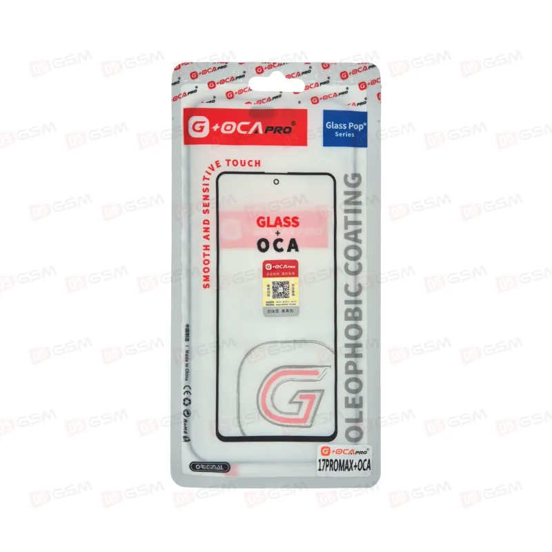 Стекло G+OCA iPhone 17 PRO Max + OCA пленка фото в интернет-магазине 05gsm.ru