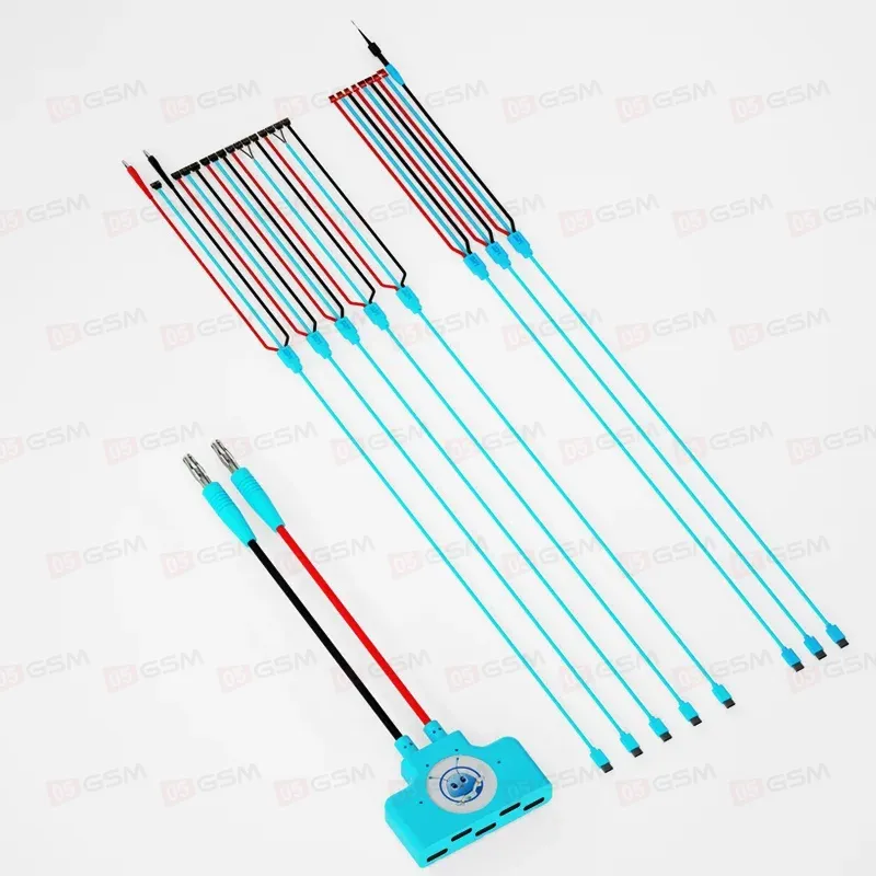 Кабель для теста через блок питания MaAnt KJ-01/02/03 (полный набор iPhone6-16PM/Android) фото в интернет-магазине 05gsm.ru