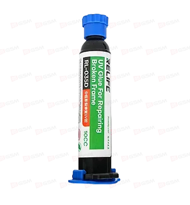 Клей ультрафиолетовый Relife RL-035D (Для рамок и корпусов) фото в интернет-магазине 05gsm.ru