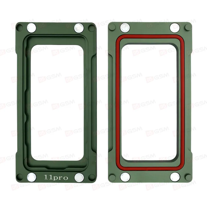 Форма XHZC для рамки iPhone 11 Pro (На магнитах; 2 штуки; зеленая) фото в интернет-магазине 05gsm.ru