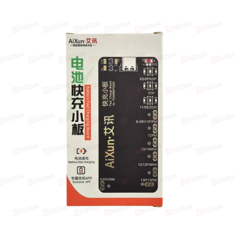 Плата для теста АКБ Aixun Battery Fast Charging Board 6-13 (С быстрой зарядкой; для P2408S/P3208) фото в интернет-магазине 05gsm.ru