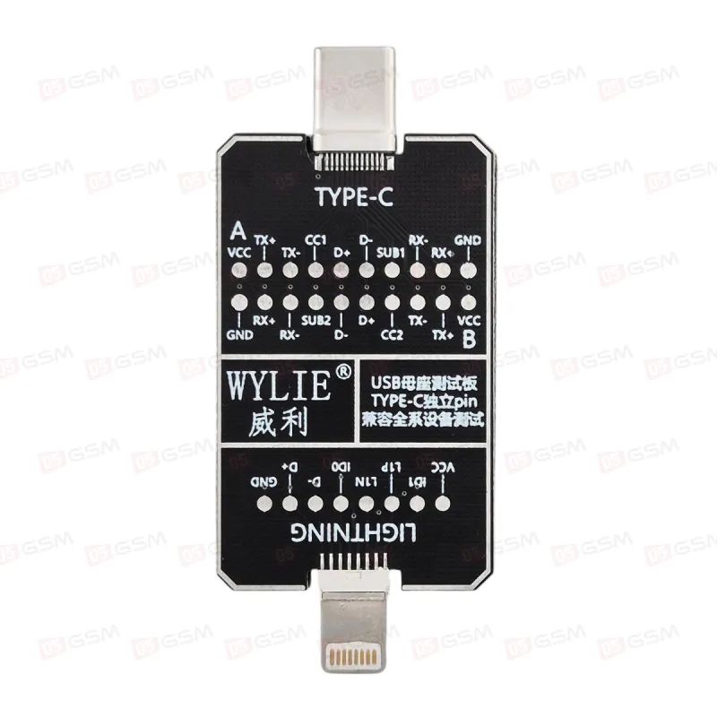 Плата для теста коннектора зарядки Wylie фото в интернет-магазине 05gsm.ru