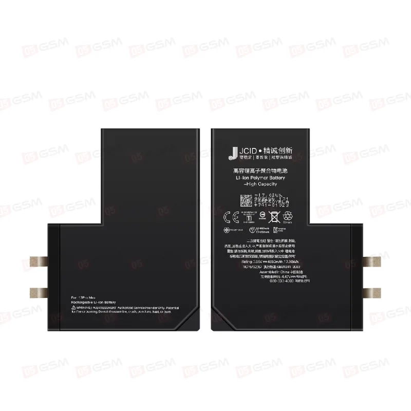Аккумулятор усиленный без шлейфа iPhone 13 Pro Max (JCID; High Capacity Cell; 4550 мАч) фото в интернет-магазине 05gsm.ru