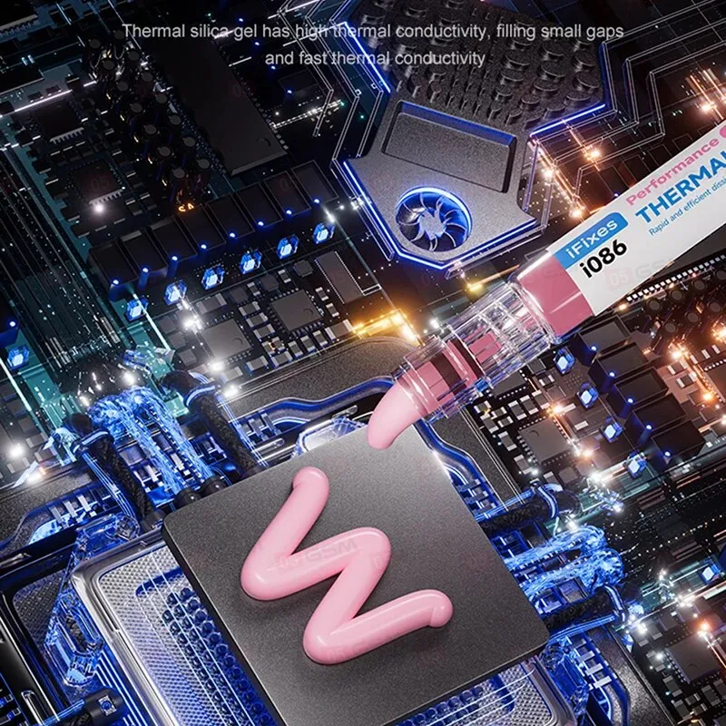 Термопаста iFixes i086 (Розовая; 8 г) фото в интернет-магазине 05gsm.ru