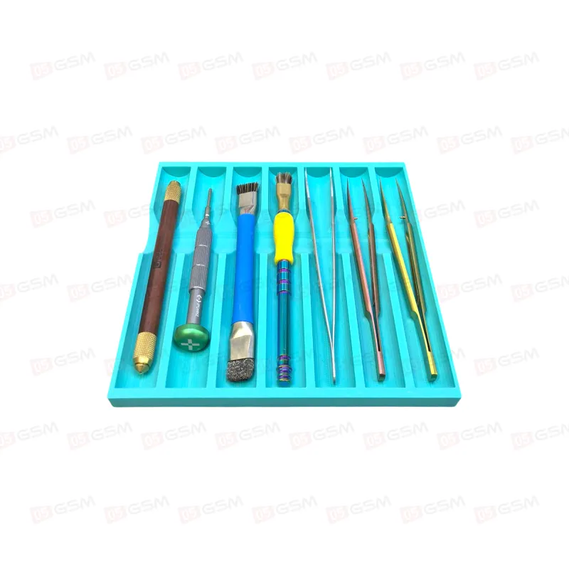 Лоток средний для инструментов SYH-009 (Бирюзовый; 7 отсеков) фото в интернет-магазине 05gsm.ru