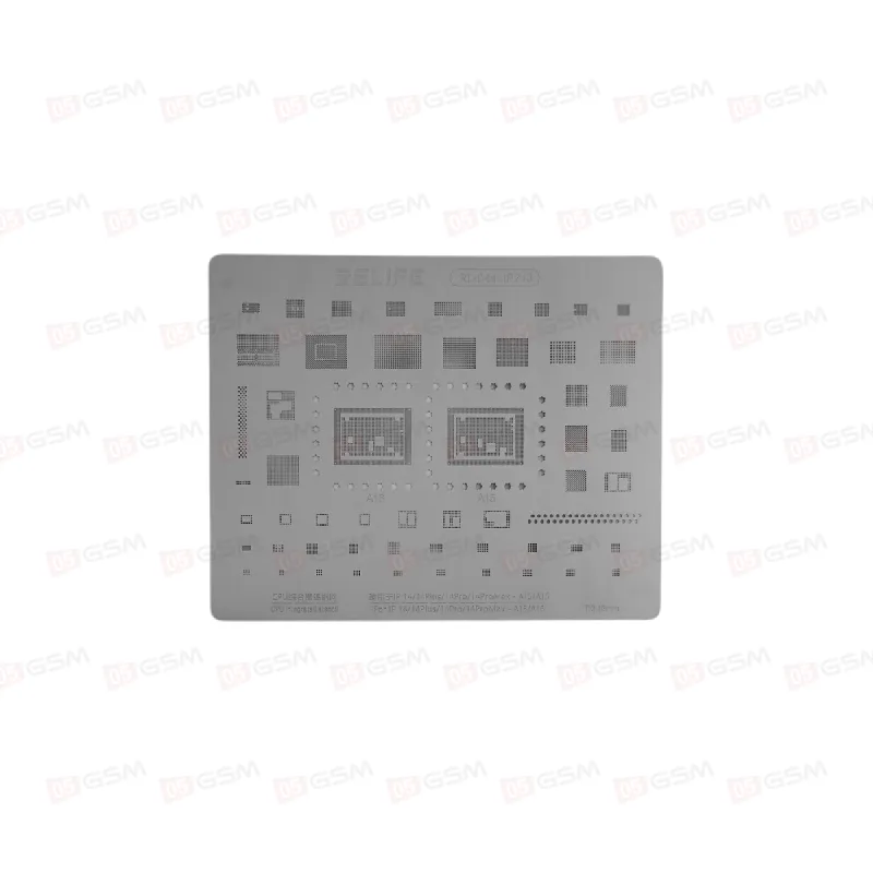 Трафарет для BGA RELIFE RL-044 IPZ13 iPhone 14 Series + CPU A15/A16 фото в интернет-магазине 05gsm.ru