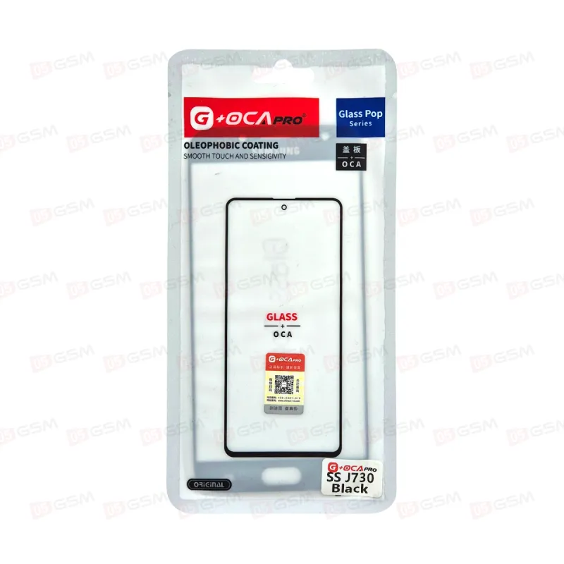 Стекло + OCA (G+OCA) Samsung J730 черный  фото в интернет-магазине 05gsm.ru