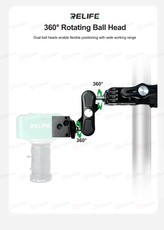 Зажим-штатив для телефона и камеры с креплением Relife RL-TO2 фото в интернет-магазине 05gsm.ru