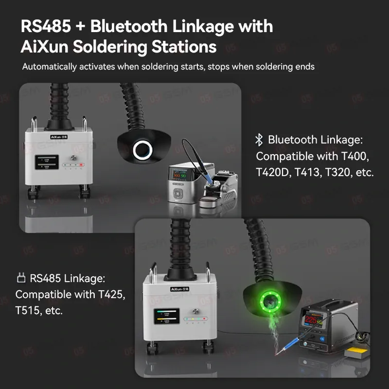 Вытяжка дыма Aixun ES03 фото в интернет-магазине 05gsm.ru