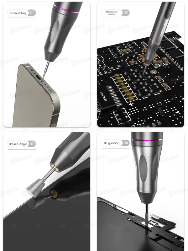 Шлифовальная машинка Luowei LW-P2 (Портативная; миниатюрная) фото в интернет-магазине 05gsm.ru