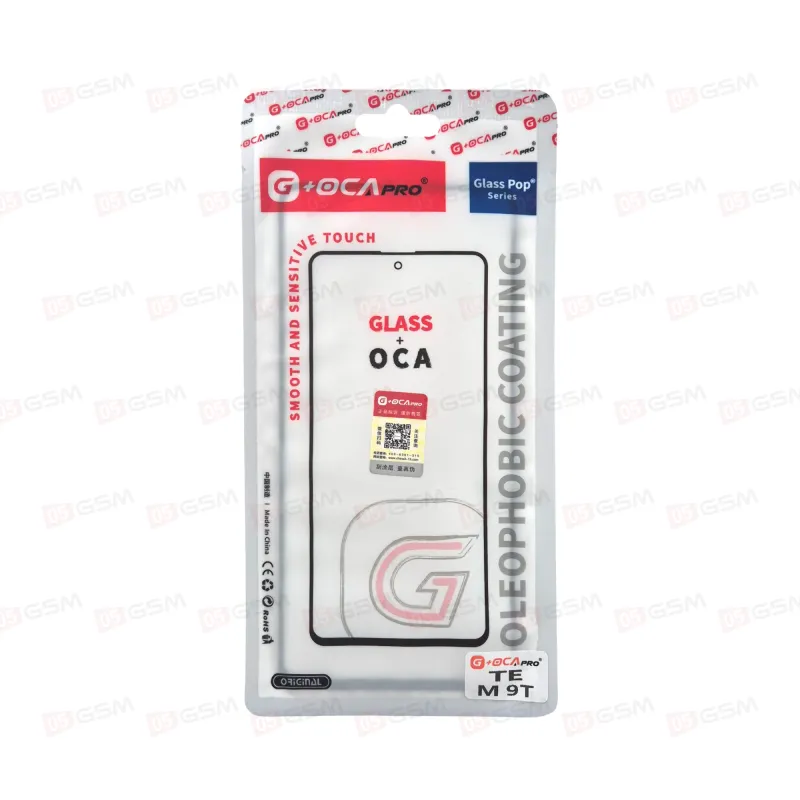 Стекло + OCA (G+OCA) Xiaomi Mi 9T черное фото в интернет-магазине 05gsm.ru