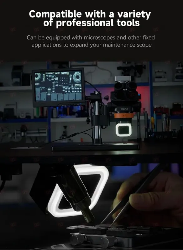 Дымоотвод c УФ-лампой, кулером и подсветкой TBK-F001 (Черный) фото в интернет-магазине 05gsm.ru