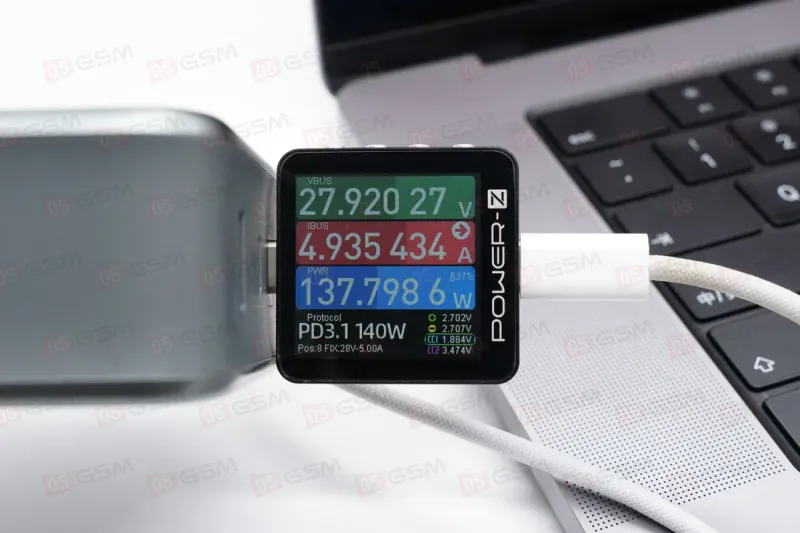 Автоматический тестер зарядки Power Z KM003C фото в интернет-магазине 05gsm.ru